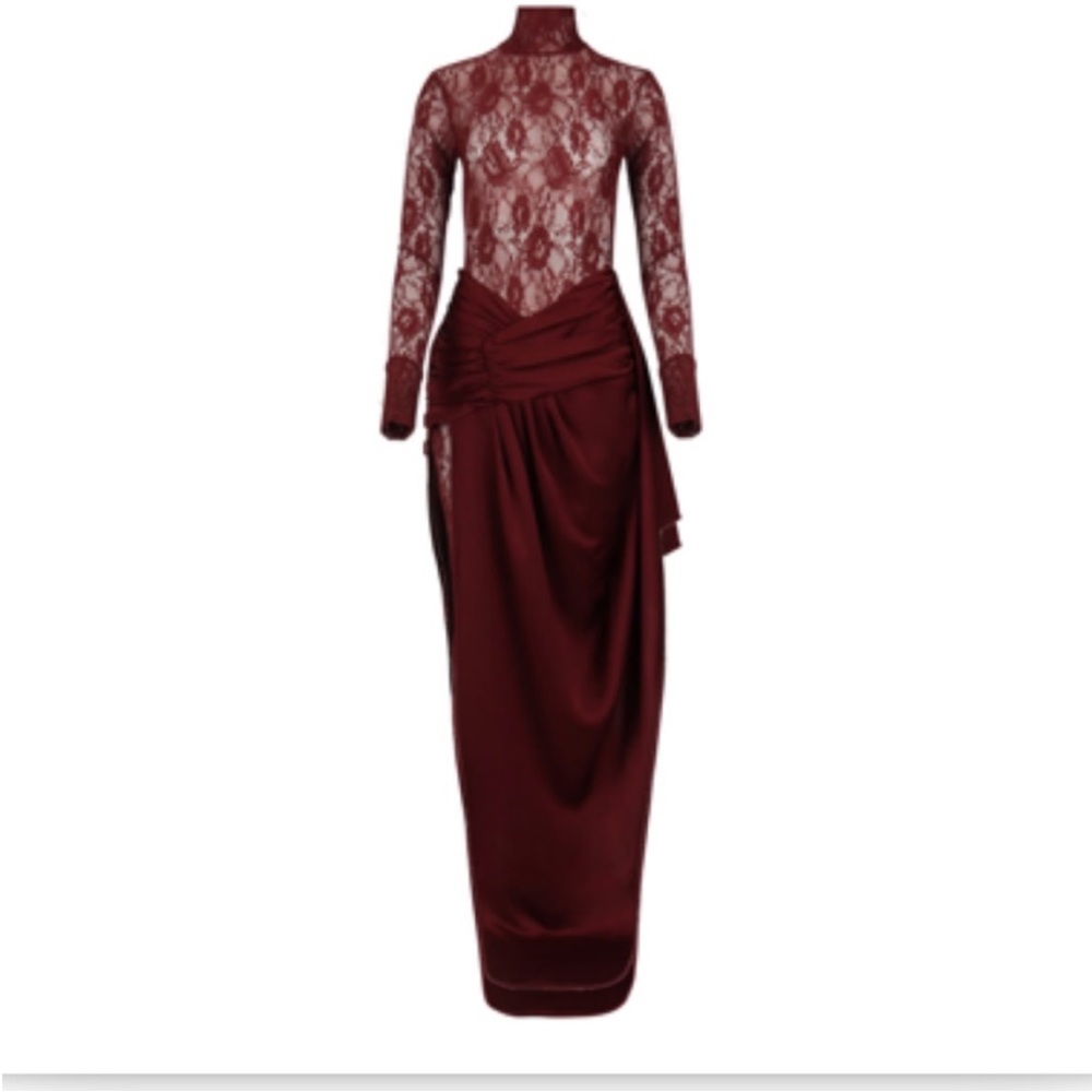 2 piece wine jumpsuit